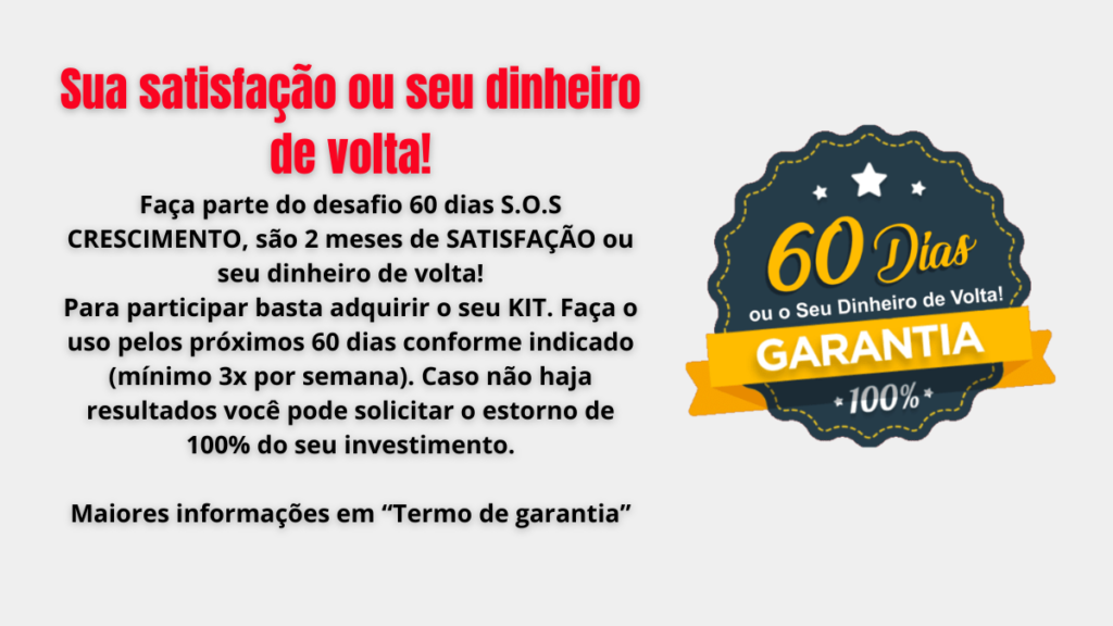 Kit S.O.S Crescimento: Cresce Cabelo 7x Mais Rápido?
