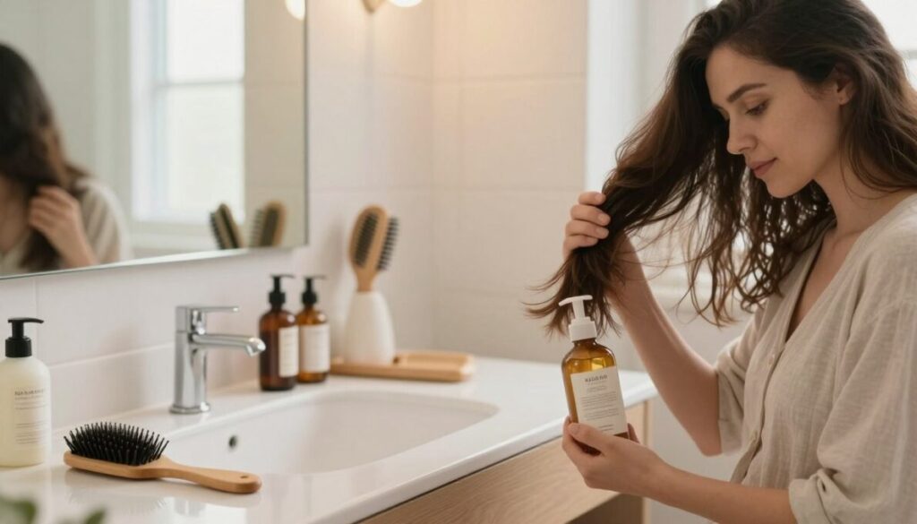 cuidados diários cabelo no pós-parto