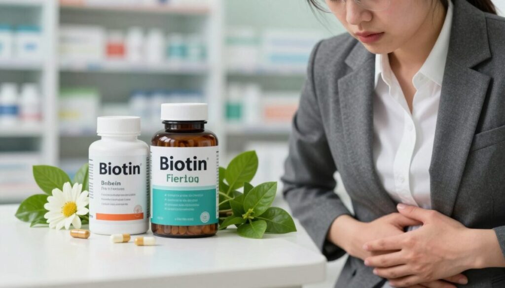 efeitos colaterais da biotina