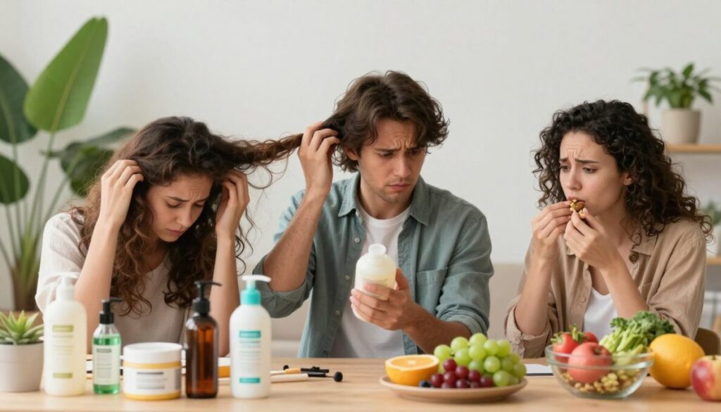 erros comuns no crescimento capilar