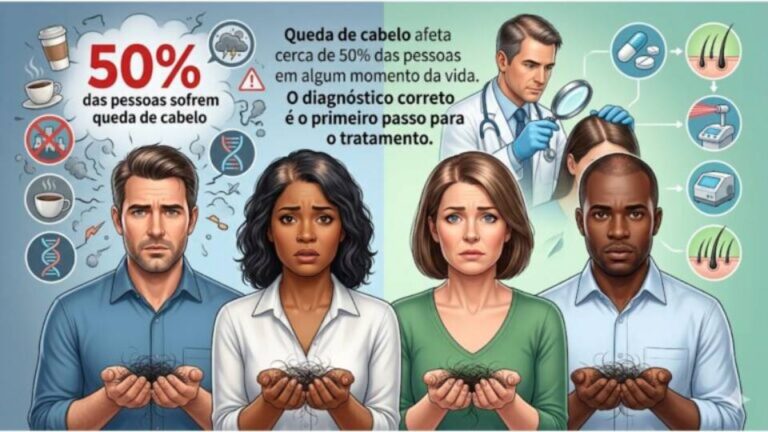 Queda de Cabelo: Causas, Vitaminas, Tratamentos e O Que Fazer Para Parar a Queda Capilar