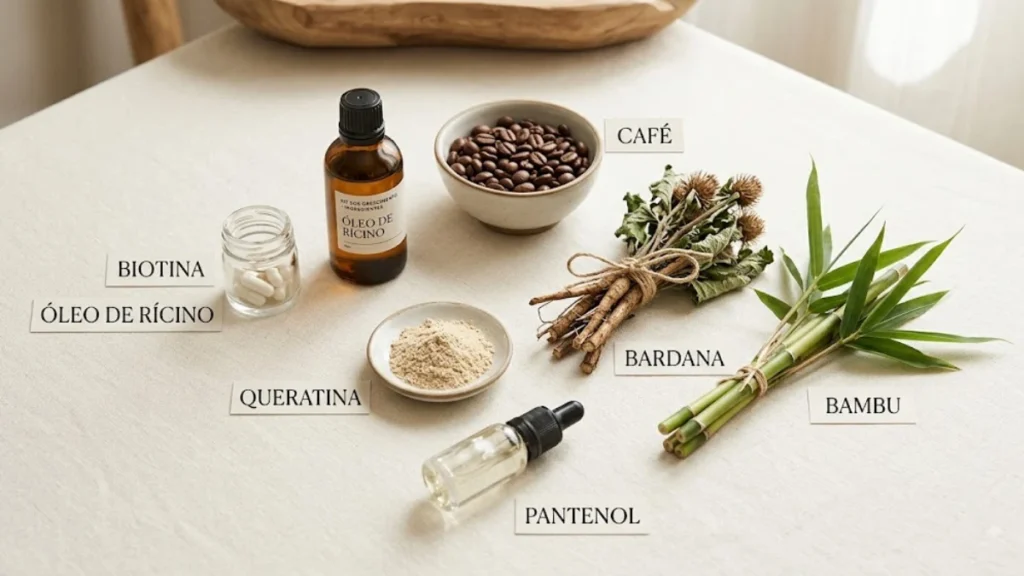 Ingredientes e composição do Kit SOS Crescimento
